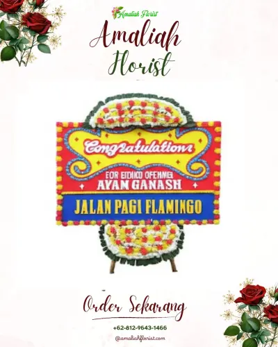 Bunga Papan Congratulation di Guntung Payung